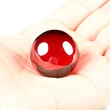 1.6" Cubic Zirconia Hand Carved Crystal Ball/Sphere, Crystal Healing