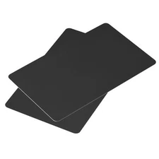 50 Pack Blank PVC Cards Black 14mil for ID Badge Printer Graphic Quality