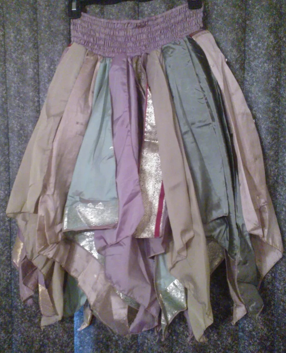 Boho ragged skirt cheap