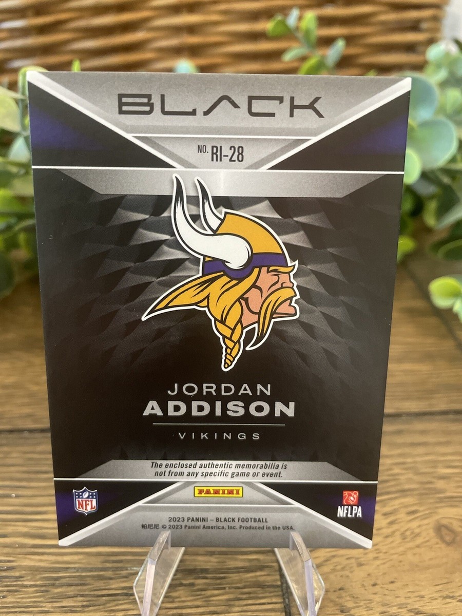 2023 Panini Black Football Rookie Influx Jordan Addison #/99