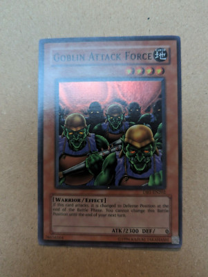1996 Yugioh Yu-gi-oh card 1st edition Goblin Attack Force DB1