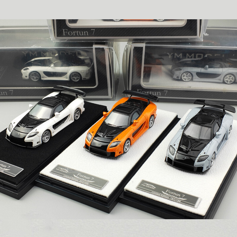 YM 1:64 Scale Mazda RX7 Veilside Wide Body Resin Car Model YM 1:64 Scale Mazda RX7 Veilside Wide Body Resin Car Model