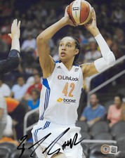 Brittney Griner signed autographed Phoenix Mercury 8x10 photo proof Beckett COA-