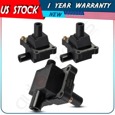 3 Ignition Coil Pack For 1994-1997 Mercedes-Benz C280 2.8L E320 3.2L L6