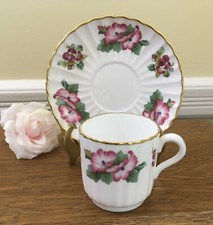 Made in England by Spode Bone China Pink Flor...
