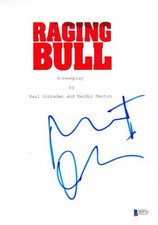 ROBERT DENIRO SIGNED RAGING BULL FULL SCRIPT AUTHENTIC AUTOGRAPH BECKETT COA