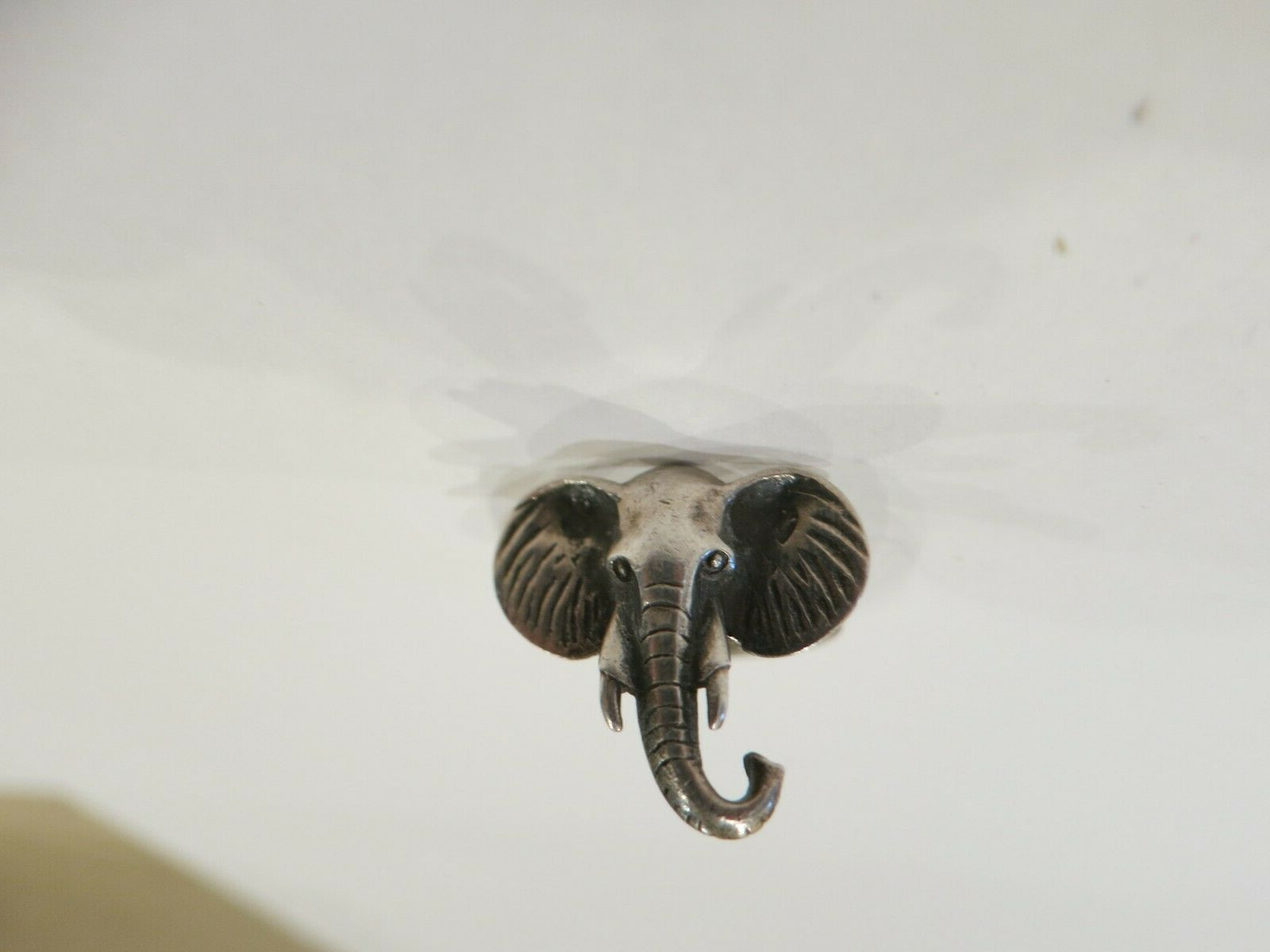ARTISTIC SOLID ELEPHANT  RING 925 Sterling SILVER… - image 6