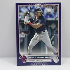 2022 Topps Update Series Baseball Oscar Mercado Base US275 Meijer Purple