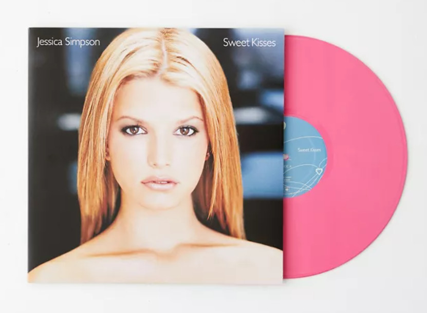 * Джессика Симпсон - СЛАДКИЕ ПОЦЕЛУИ - Виниловая пластинка РОЗОВОГО цвета - НОВАЯ И ЗАПЕЧАТАННАЯ!!