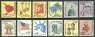 US Scott # 1613 - 1619 & 1811 - 1816 Americana Coil's set Complete Set MNH