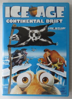 2012 ICE AGE CONTINENTAL DRIFT DVD - PREVIOUSLY VIEWED (INV35661