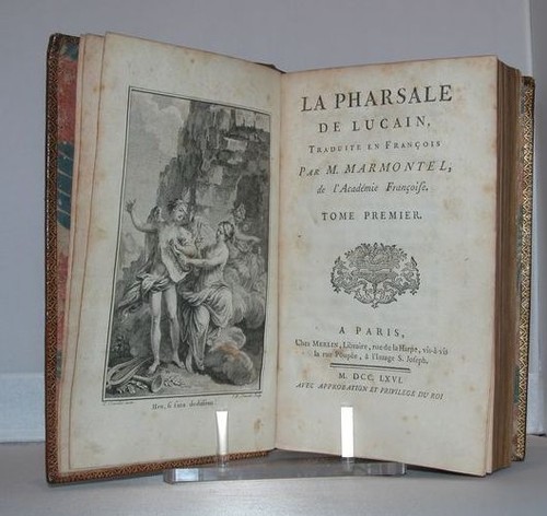 LUCAIN La Pharsale de Lucain traduction Marmontel Plein maroquin rouge 1766 - Picture 3 of 6
