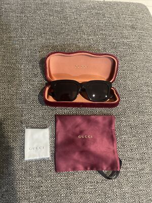 Auth.GUCCI EYEWEAR SIDE WEB STRIPE SUNGLASSES NEW | eBay