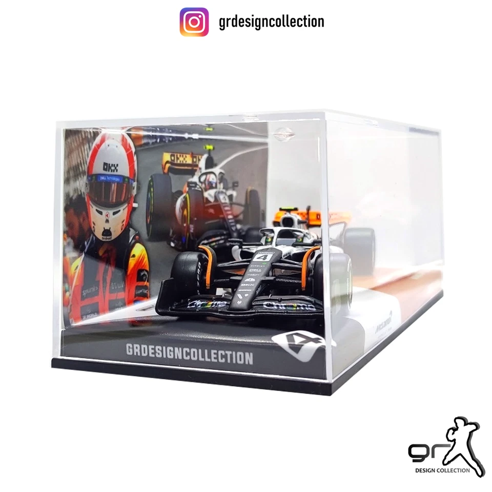 Lando Norris - McLaren MCL60 F1 Monaco GP 2023 TripleCrown Livery /Burago/ 1:43 - Immagine 3 di 4