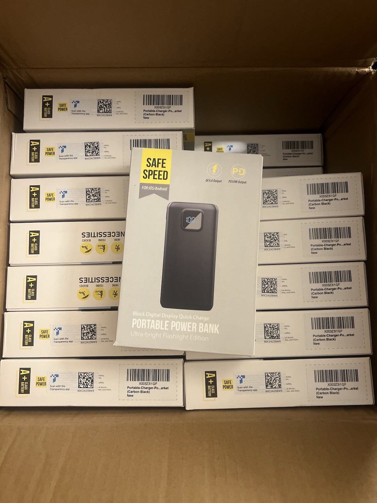 Portable Charger Power Bank - Compact High-Capacity Fast Charging Mobile Battery Pack for On-The-Go Devices-image