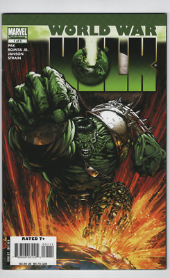 WORLD WAR HULK #1 OF 5 MARVEL COMIC 2007 FINCH COVER 1ST SERIES