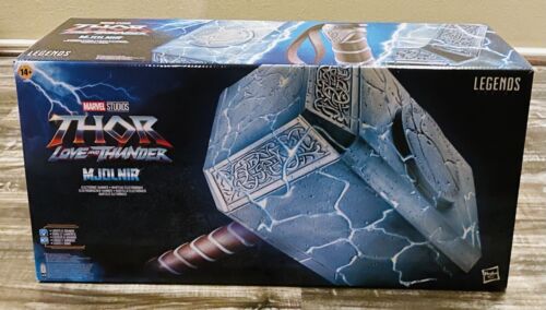 Marvel Legends Series Thor Love & Thunder Mjolnir Electronic Hammer Sealed New - Picture 1 of 5