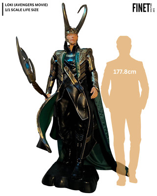 Loki Avengers Life Size Statue Movie Store Display collection