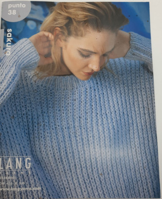 Lang Yarns Punto 38 , 9 Modelle: SAKURA  - 4-sprachig #5955