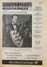 Vintage Guitar Magazine May 1993 Quadruple Neck James Burton Lindy Fralin VoxAC