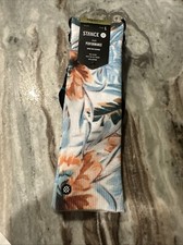 Stance, Kids Performance Flowerful Snow OTC Sock, Y: 3-5.5