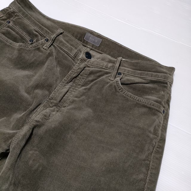 mother Size 29 THE INSIDER CROP STEP FRAY Cut-off Corduroy