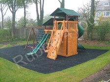 1 x Best Playground Rubber GRASS Mat 1500mm x 1000mm FREE Fixings FREE Delivery