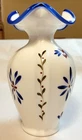 Fenton Family Signature Limited Ed Cobalt Crest Milk Glass 6854 IU  FAST SHIP