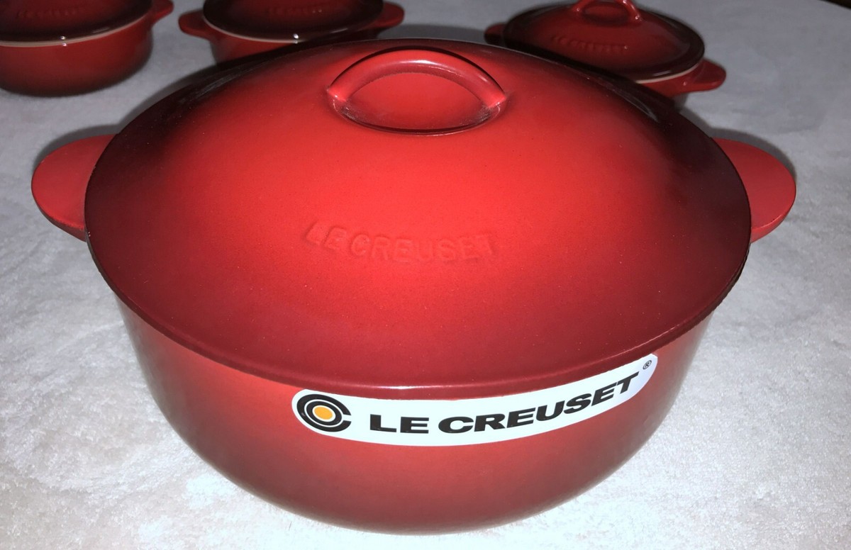 LE CREUSET おひつ レッドスプーン無し LE CREUSET おひつ レッド