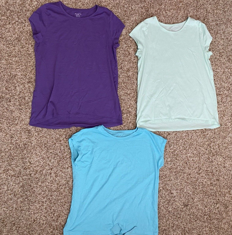 The Children's Place Girl's Lot of 3 Summer Shirts XXL 16