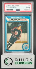WAYNE GRETZKY 1979-80 O-PEE-CHEE HOCKEY ROOKIE RC #18 PSA 2 Q6995