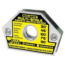 Mag-Mate Ws11094 Magnetic Weld Square, 4-3/8X3in, 55Lb