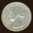 1964 P Washington Quarter KM #164  0.900 Silver 0.1808 oz Act. Silver Weight