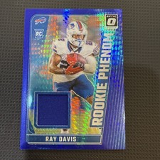 2024 Donruss Optic #RPB-RDS Ray Davis Rookie Phenoms Blue Hyper