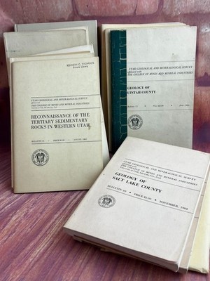 Utah Geological & Mineralogical Survey Bulletins (1950s 70s) - Choose Your Title