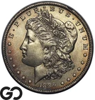 1889-O Morgan Silver Dollar BU Attractive Peripheral Toning Tougher Date