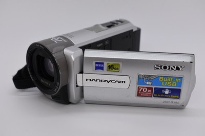 Sony Handycam DCR-SX85 Silver Video Digital Camcorder 70x Zoom