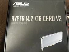 ASUS Hyper M.2 X16 PCIe 3.0 X4 Expansion Card for Intel VROC and AMD Ryzen