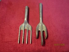 2 Stück Aluminiumguss? Garten Handwerkzeuge Kartoffelgabel Grubber Rechen