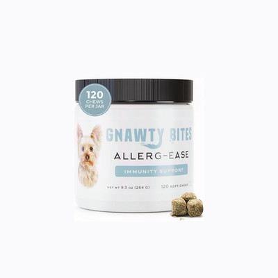 Gnawty Bites - Allerg-Ease - Allergy Relief - Immune Support - 120 CT