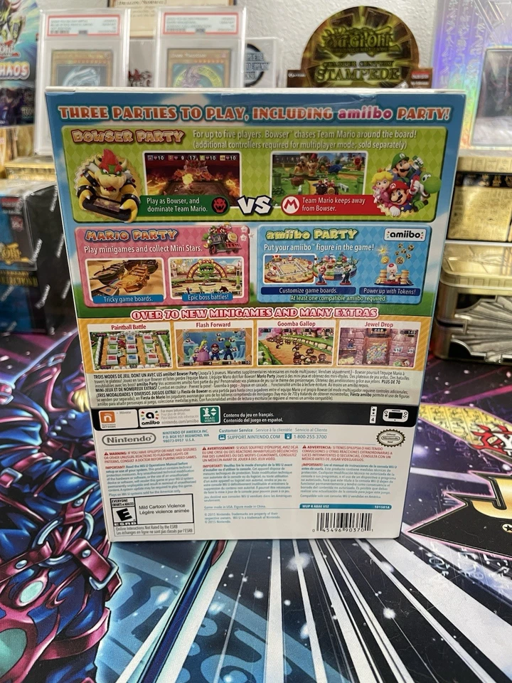 MARIO PARTY 10 + MARIO AMIIBO BUNDLE NINTENDO WII U SEALED NEW — 第 2/4 张图片