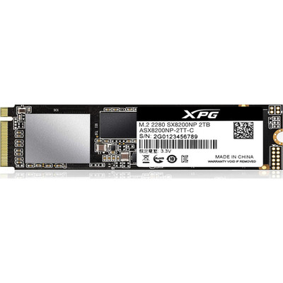 ADATA XPG SX8200 Pro 2TB M.2 2280 NVME SSD ASX8200PNP-2TT-C