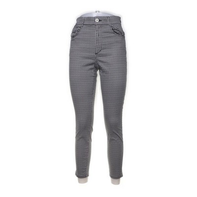 Vanilia, Hose, Größe: 36, Broek TE high check, Schwarz/Weiß/Mehrfarbig #I1D