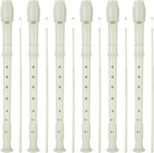 16 Soprano Recorders with Cleaning Rod - Ideal for Beginners