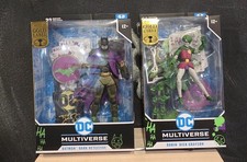 McFARLANE DC Multiverse Robin Dick Grayson & BATMAN JOKERIZED Figures Gold Label