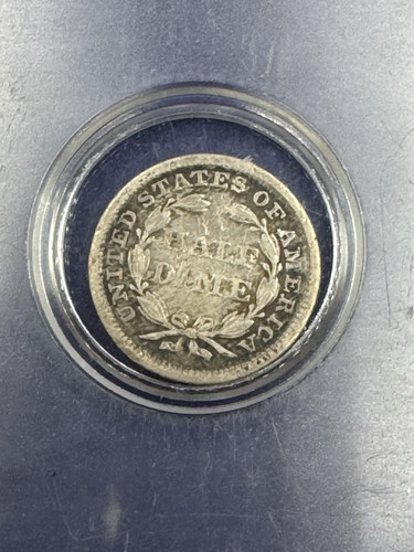 Mezza moneta seduta 1851 - Foto 3 di 3