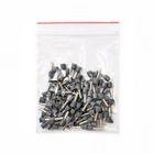 Ferrules 2.5mm² insulated grey - 100 pieces