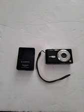 Panasonic Lumix DMC-FX3 6MP Digital Camera Tested + Charger Battery Black Leica
