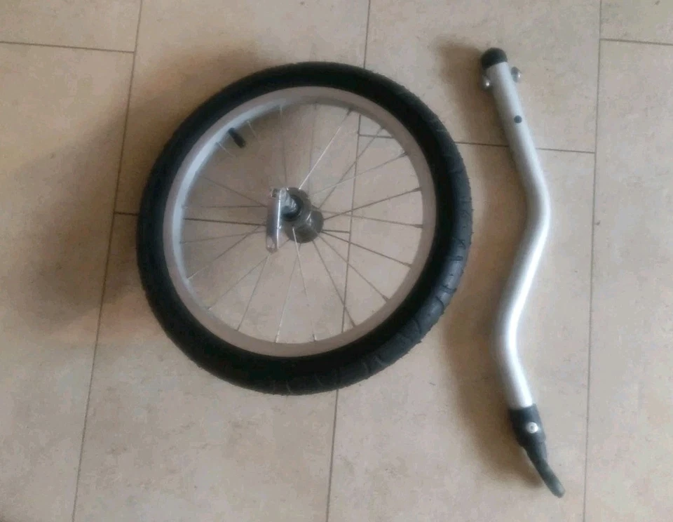 Croozer älteres Modell (2016?) Jogger-Rad und Stange für Kid for 1