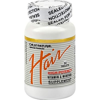 Hair Vitamin & Mineral Supplement 30 Tablets
